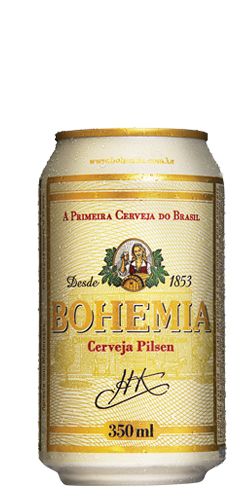 Cerveja Bohemia Lata 350 ml